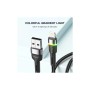Дата кабель USB 2.0 AM to Lightning 1.0m 2.4A black Essager (EXCL-XCD01)