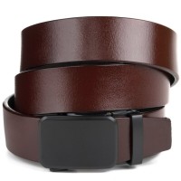 Ремінь Vintage Чоловічий з автоматичною пряжкою Коричневий (20271)