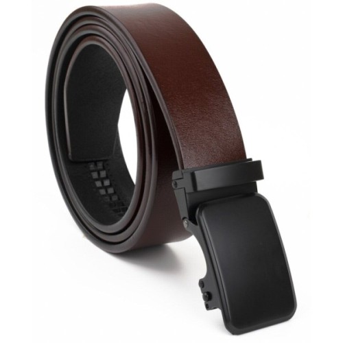 Ремінь Vintage Чоловічий з автоматичною пряжкою Коричневий (20271)