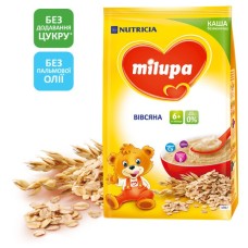 Дитяча каша Milupa безмолочна Вівсяна 170 г (5900852930089)