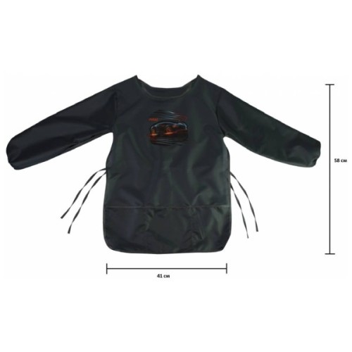 Фартух для творчості Maxi зі спинкою та рукавами, 58*41 см, сір (MX61491-10)