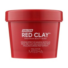 Маска для обличчя Missha Amazon Red Clay Pore Mask На основі червоної глини 110 мл (8809643534987)