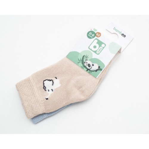Шкарпетки дитячі Bibaby з хмаркою (68384-12-18-bluebrown)