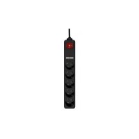 Мережевий фільтр живлення EnerGenie 5 розеток 1.5 м Black (SPG5-U2-5-02)