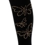 Колготки дитячі BNM з метеликами зі страз (M0C0302-1038-11G-black)