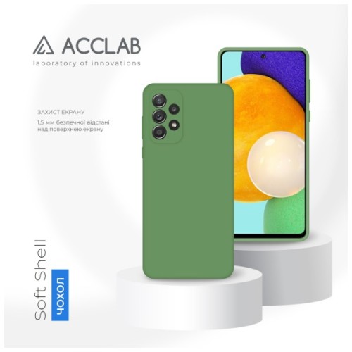 Чохол до мобільного телефона ACCLAB SoftShell Samsung Galaxy A72 Green (1283126560842)