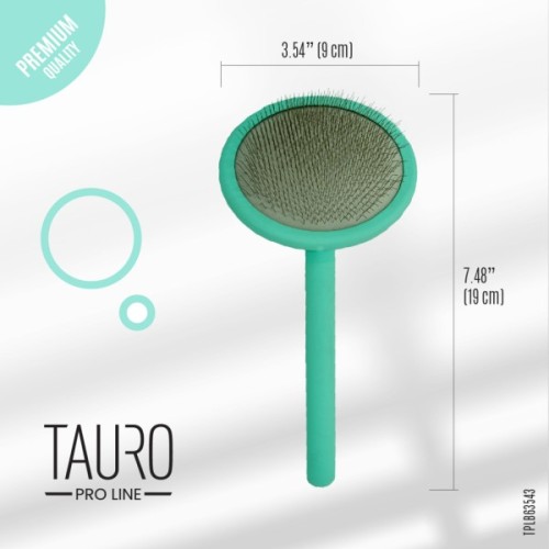 Гребінець для тварин Tauro Pro Line круглий M, зубці 11 мм mint (TPLB63543)