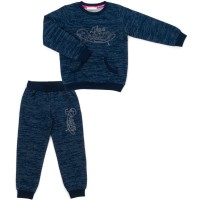 Спортивний костюм дитячий Breeze з люрексом (14687-128G-blue)