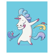 Картина по номерам ArtCraft Крута єдиноріжка 40х50 см (16125-AC)