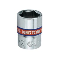 Торцева головка KING TONY 1/4" 6-гранна 1/2" (233516S)