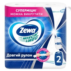 Паперові рушники Zewa Wisch & Weg Extra Lang 2 шари 2 рулони (7322540833300/7322540973174)