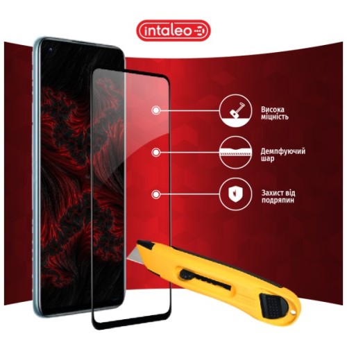 Скло захисне Intaleo Full Glue Realme 9i Black (1283126531187)