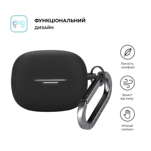 Чохол для навушників Armorstandart Hang Case For Xiaomi Redmi Buds 8 Pro Black (ARM91108)