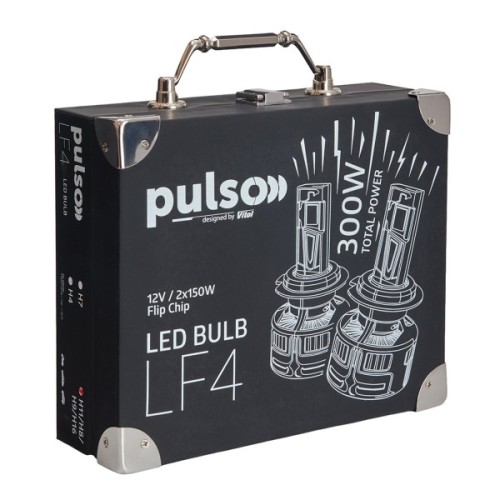Автолампа PULSO LF4-H11/H8/H9/H16/Flip Chip/12V/300W/100000Lm/6000k (LF4-H11/H8/H9/H16)