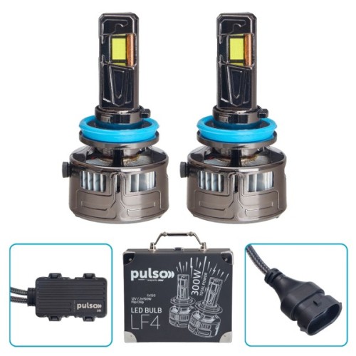 Автолампа PULSO LF4-H11/H8/H9/H16/Flip Chip/12V/300W/100000Lm/6000k (LF4-H11/H8/H9/H16)