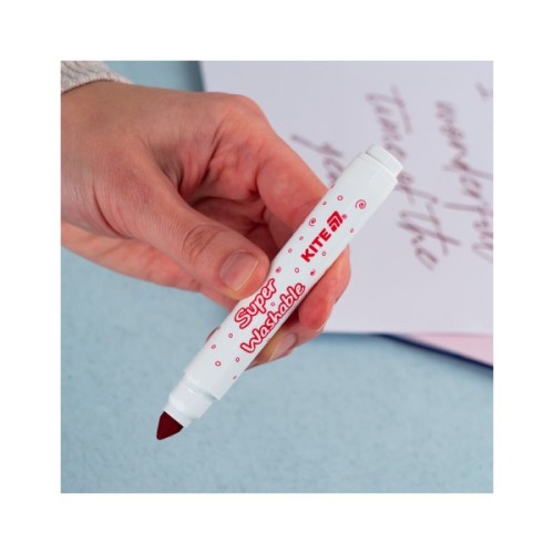 Фломастери Kite Creative Superwashable Jumbo 12 кольорів (K-1155)