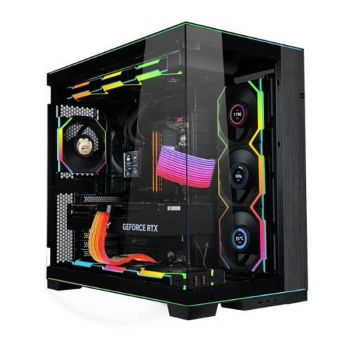 Кулер до корпусу Lian Li UNI Fan SL WIRELESS LCD 120-3, Black (G99.12SLLCD1W3B.00)