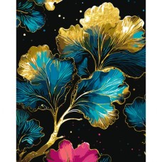 Картина по номерам Santi Золоті пелюстки, 40*50 см, поталь (955284)