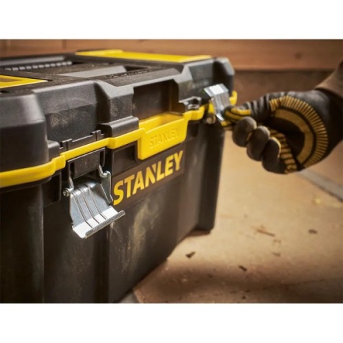 Ящик для інструментів Stanley ESSENTIAL Cantilever, 19", 490х290х250 мм, з металевими зам (STST83397-1)