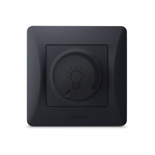 Світлорегулятор Videx BINERA LED 200Вт чорний граф (VF-BNDML200-BG)