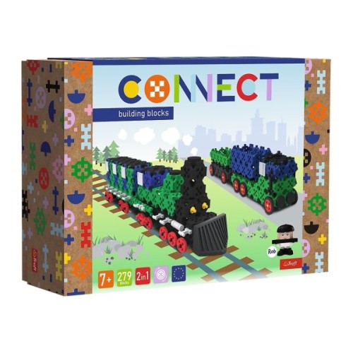 Конструктор Trefl Connect 2 в 1, 279 деталей (5900511619768)