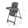 Стілець для годування Kinderkraft Tulo Grey (5902533928798)