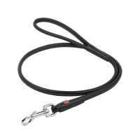 Повідець для собак WAUDOG Glamour круглий XS d 8 мм Д 122 см чорний (33771)