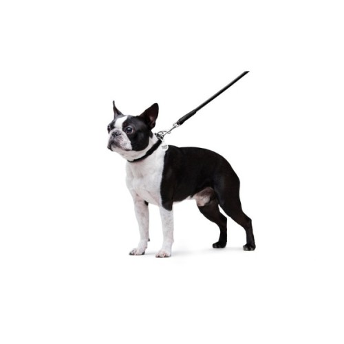 Повідець для собак WAUDOG Glamour круглий XS d 8 мм Д 122 см чорний (33771)