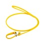 Повідець для собак WAUDOG "GLAMOUR" круглий Ш 4 мм, Д 135 см жовтий (33918)