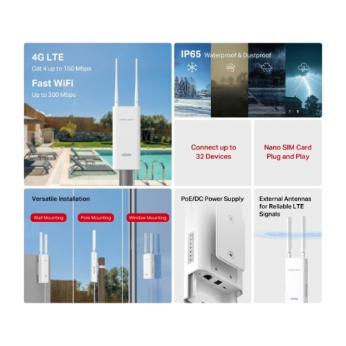 Маршрутизатор Mercusys MB118-4G