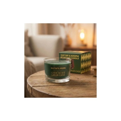 Ароматична свічка Sister's Aroma Chocolate Layer Cake 150 г (4820227786282)