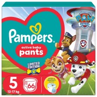 Підгузки Pampers Junior Розмір 5 (12-17кг) Paw Patrol 66 шт (8006540863619)