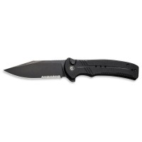 Ніж Civivi Cogent Serrated, Black G10, Darkwash (C20038E-1)