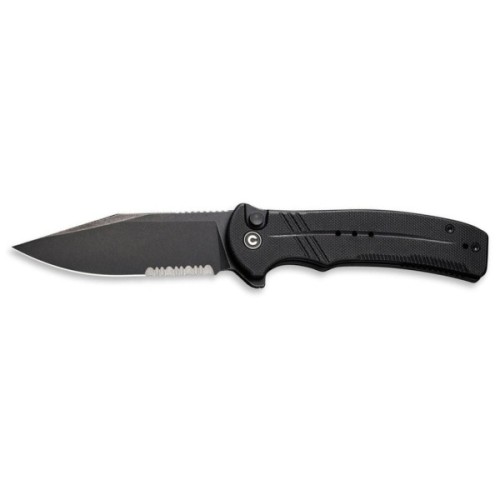 Ніж Civivi Cogent Serrated, Black G10, Darkwash (C20038E-1)
