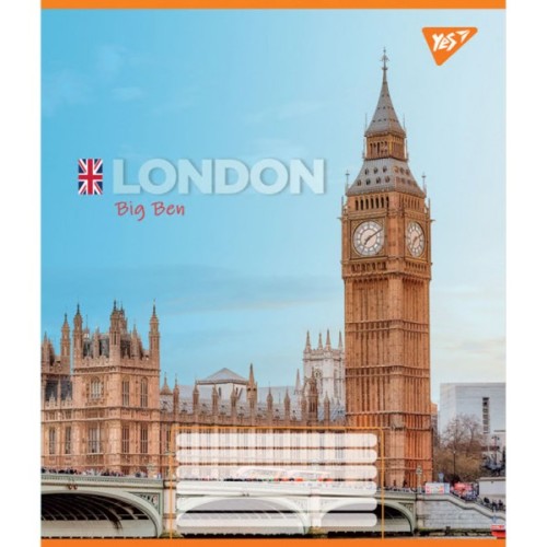 Зошит Yes Greatest cityes 96 аркушів лінія (767179)