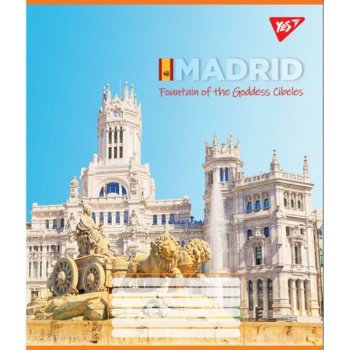 Зошит Yes Greatest cityes 96 аркушів лінія (767179)