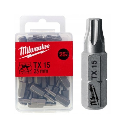 Набір біт Milwaukee TX15, 25мм, 25шт (4932399595)