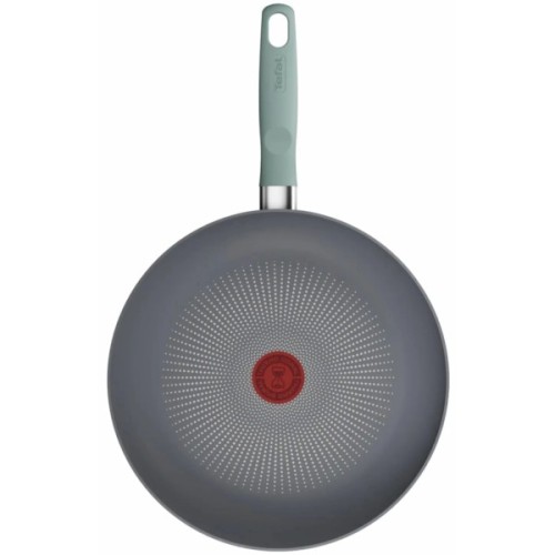 Сковорода Tefal Halo EUCALYPTUS, 28см, алюміній, бакеліт, сірий (G0160602)