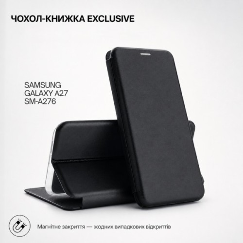 Чохол до мобільного телефона BeCover Exclusive Samsung Galaxy A27 SM-A276 Black (715684)