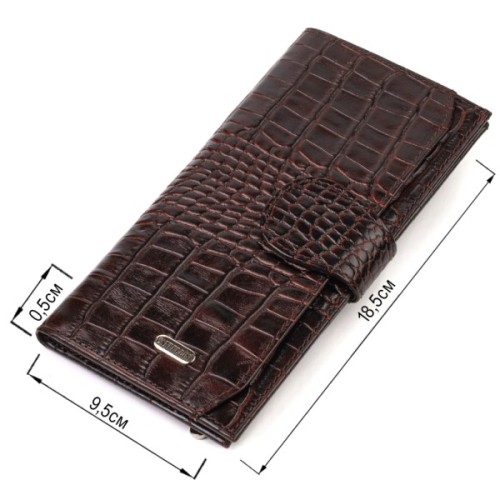 Гаманець Canpellini З натуральної шкіри Коричневий (21917)