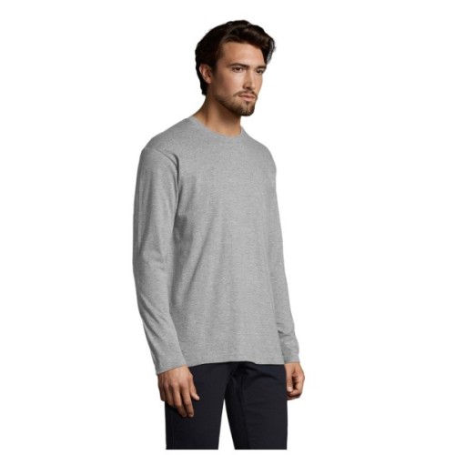 Лонгслів Sol's Monarch сірий меланж S (11420350S)