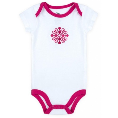 Боді дитяче Luvable Friends 2 шт рожеві з орнаментом, для дівчаток (90075.GR.0-3)