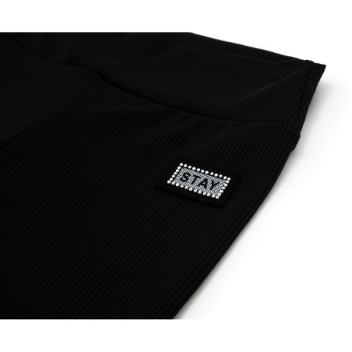 Лосини дитячі Breeze укорочені трикотажні (18933-134G-black)