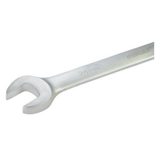 Ключ Sigma ріжково-накидний з тріскачкою 24мм CrV polished (6022241)