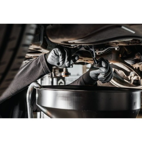 Захисні рукавиці Neo Tools комплект 12шт, поліестер з нітриловим покриттям, р.11, сіро-чорний (97-647-11)