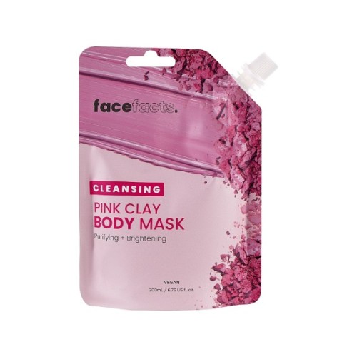 Маска для тіла Face Facts Cleansing Pink Clay Body Mask Очищувальна з рожевою глиною 200 мл (5031413928778)