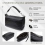 Сумка Vintage З натуральної шкіри Чорна (22926)