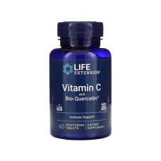 Вітамінно-мінеральний комплекс Life Extension Вітамін С та біо-Кверцетин, Vitamin C and Bio-Quercetin, 60 вегетаріа (LEX-22286)