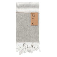 Рушник ARDESTO SPA 90 х 170 см, 100% бавовна, сірий темний (ART2690DG)
