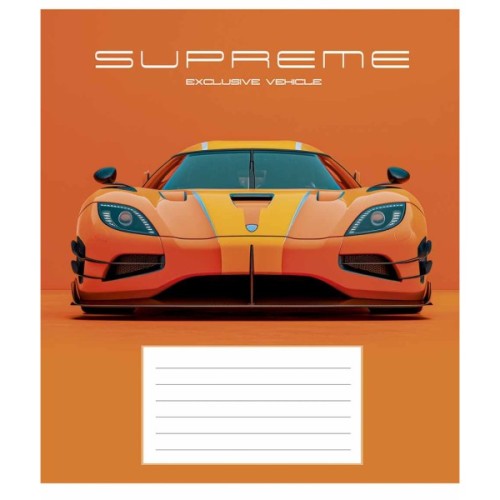 Зошит Школярик Star Supreme vehicle 18 аркушів лінія (018-3691L)